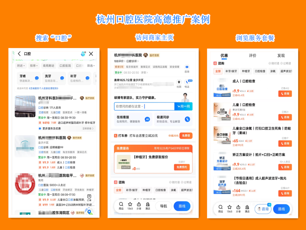 杭州口腔医院高德推广案例.png