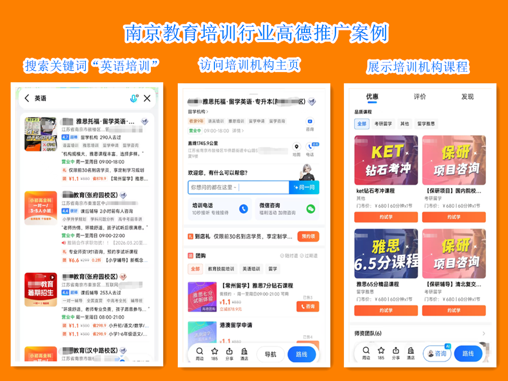 南京英语培训行业高德推广案例.png